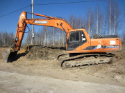 Гусеничный экскаватор Doosan 255, 2011 г, 2 ковша + молот